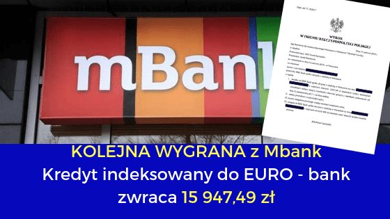 BRE Bank i jego „multiplan” w EUR  – odzyskujemy z UNWW 15 947,49 zł